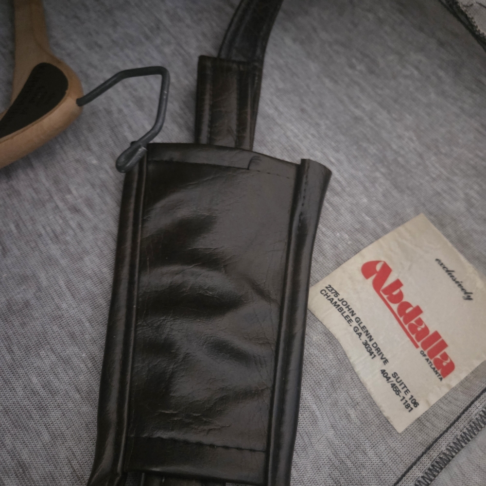 Vintage Garment Bag Abdalla of Atlanta Travel Suit Dress Storage Full Zip Hanger - Picture 11 of 16